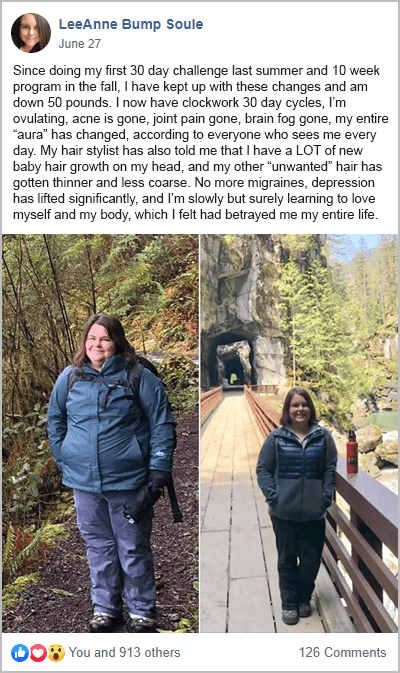 Leeanne Weight Loss PCOS Success Story